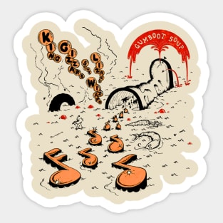 Gumboot Soup Artwork Original Aesthetic Tribute 〶 Sticker